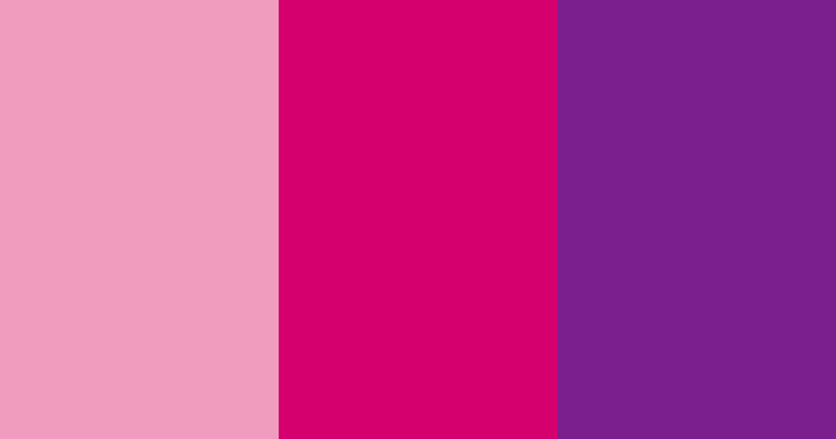 Download vibrant magenta color palette PNG image (landscape)