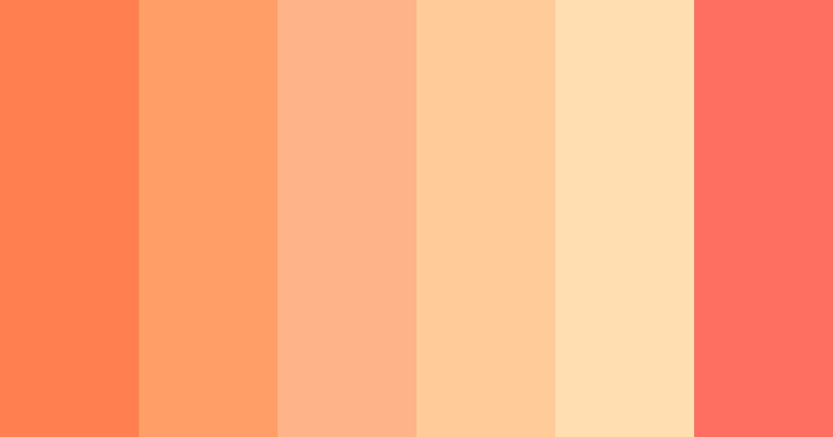 Download coral dreams color palette PNG image (landscape)