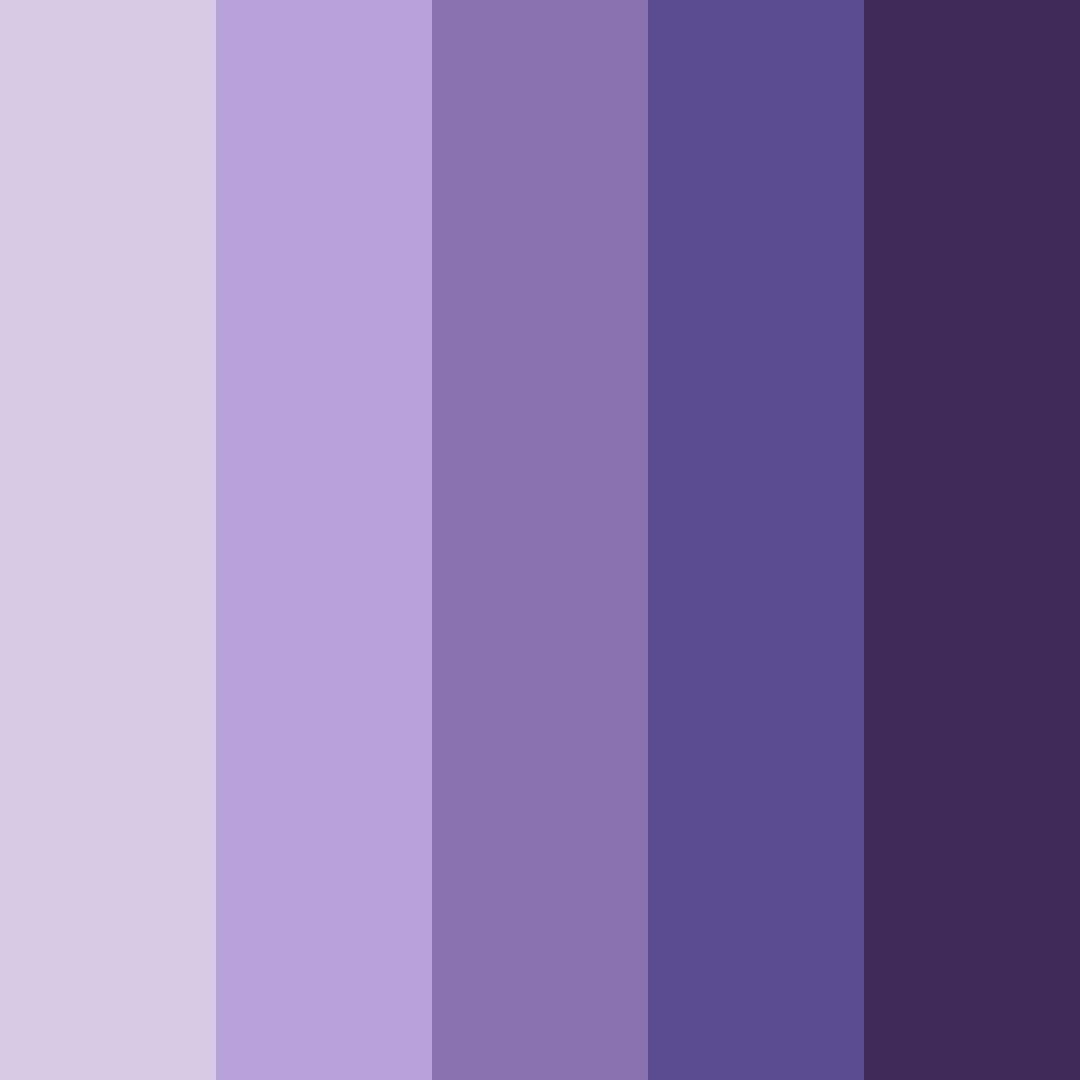 Download shades of blue purple color palette PNG image (square)