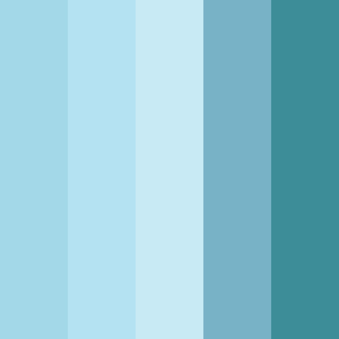 Download seaside serenity color palette PNG image (square)