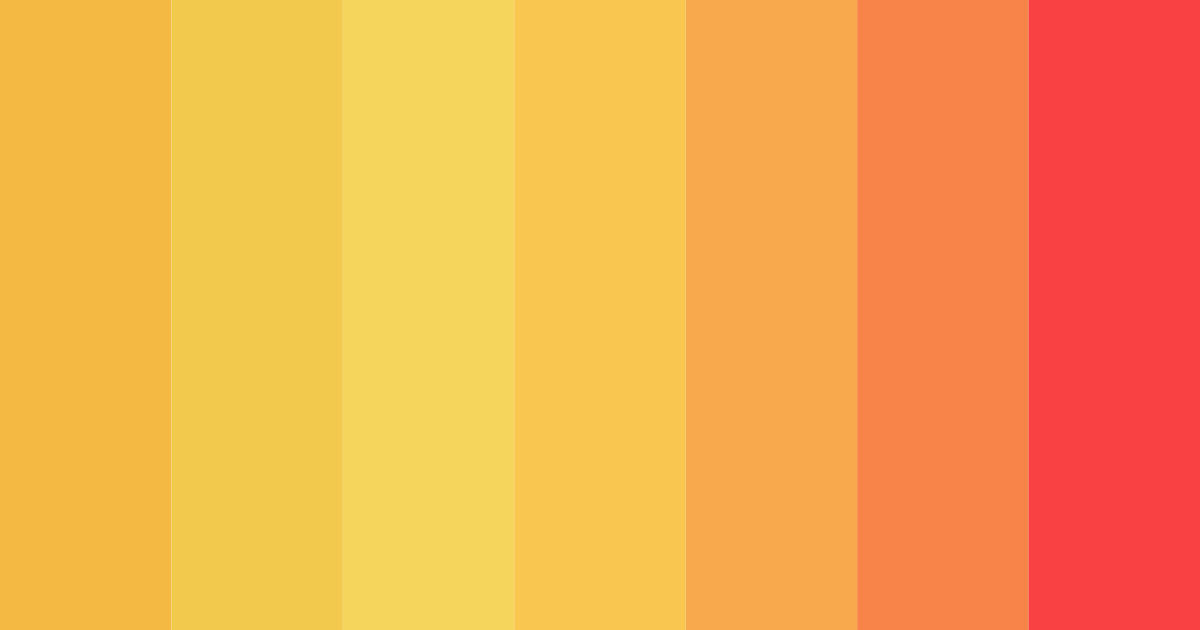 Download yellow mischief color palette PNG image (landscape)