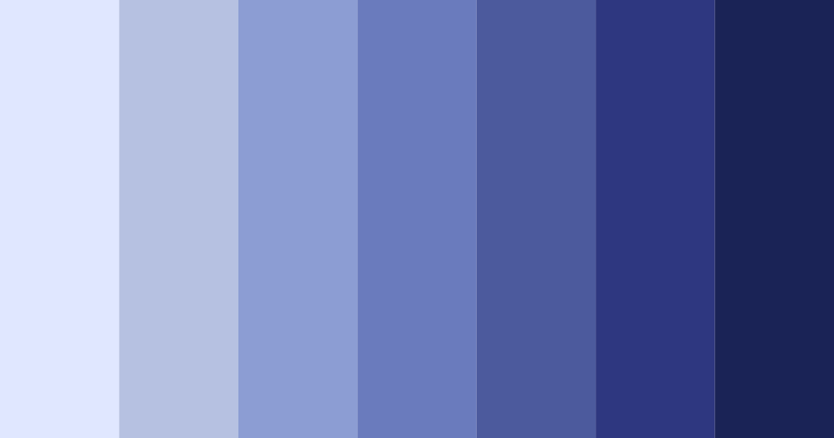 Download celestial indigo color palette PNG image (landscape)