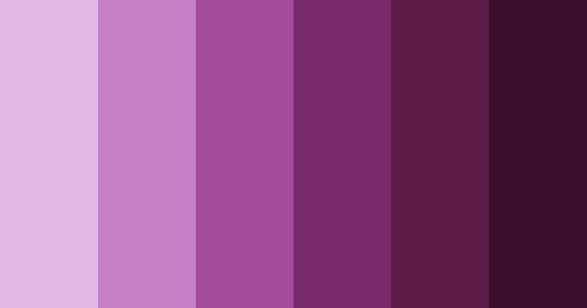 Download cosmic violet shades color palette PNG image (landscape)