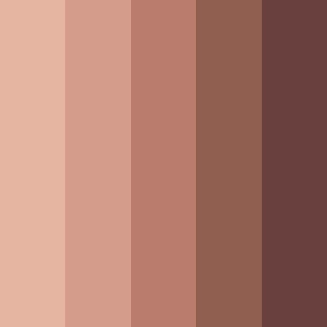Download rustic ember color palette PNG image (square)