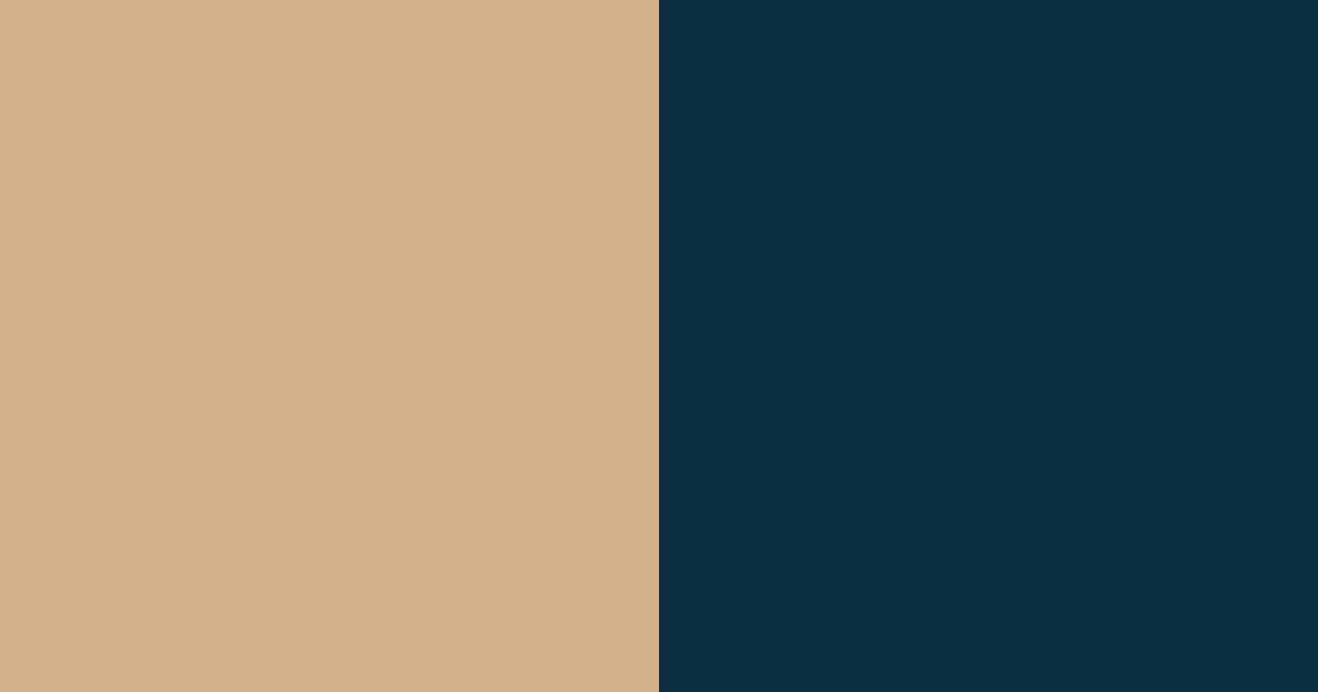 Download teal and sand color palette PNG image (landscape)