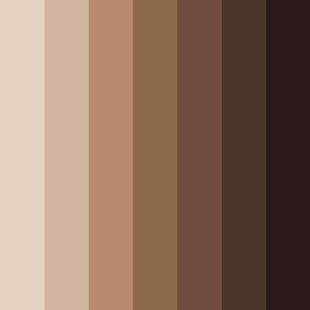 Download earthen embrace color palette PNG image (square)