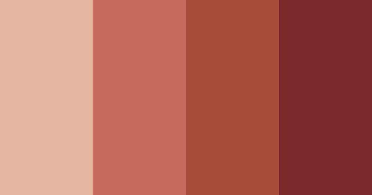 Download rustic ember color palette PNG image (landscape)