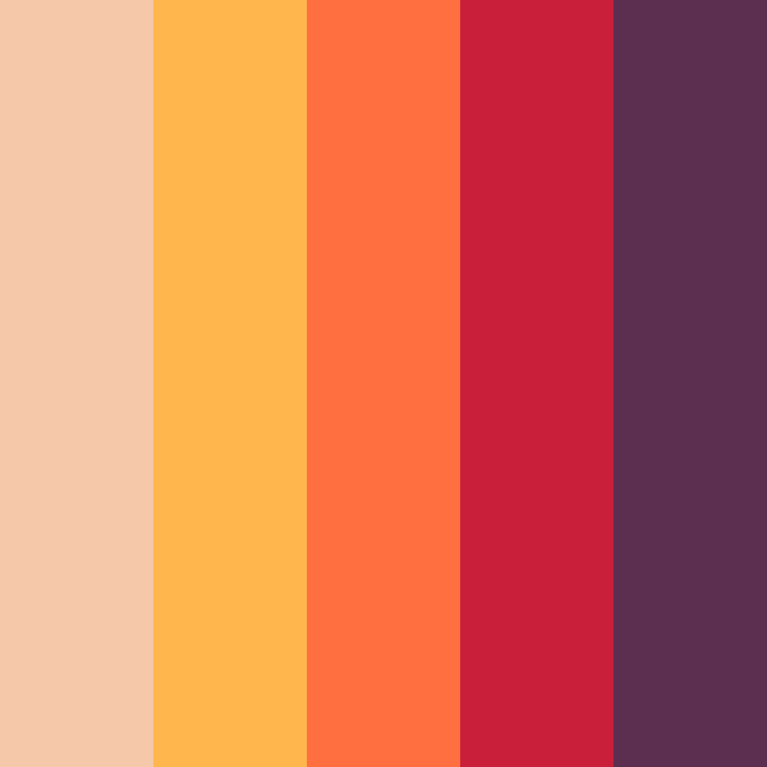 Download famicom dreamscape color palette PNG image (square)