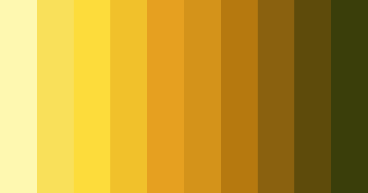 Download shades of yellow and blue color palette PNG image (landscape)