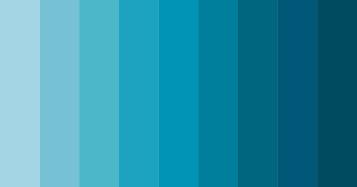 Download blue ocean breeze color palette PNG image (landscape)