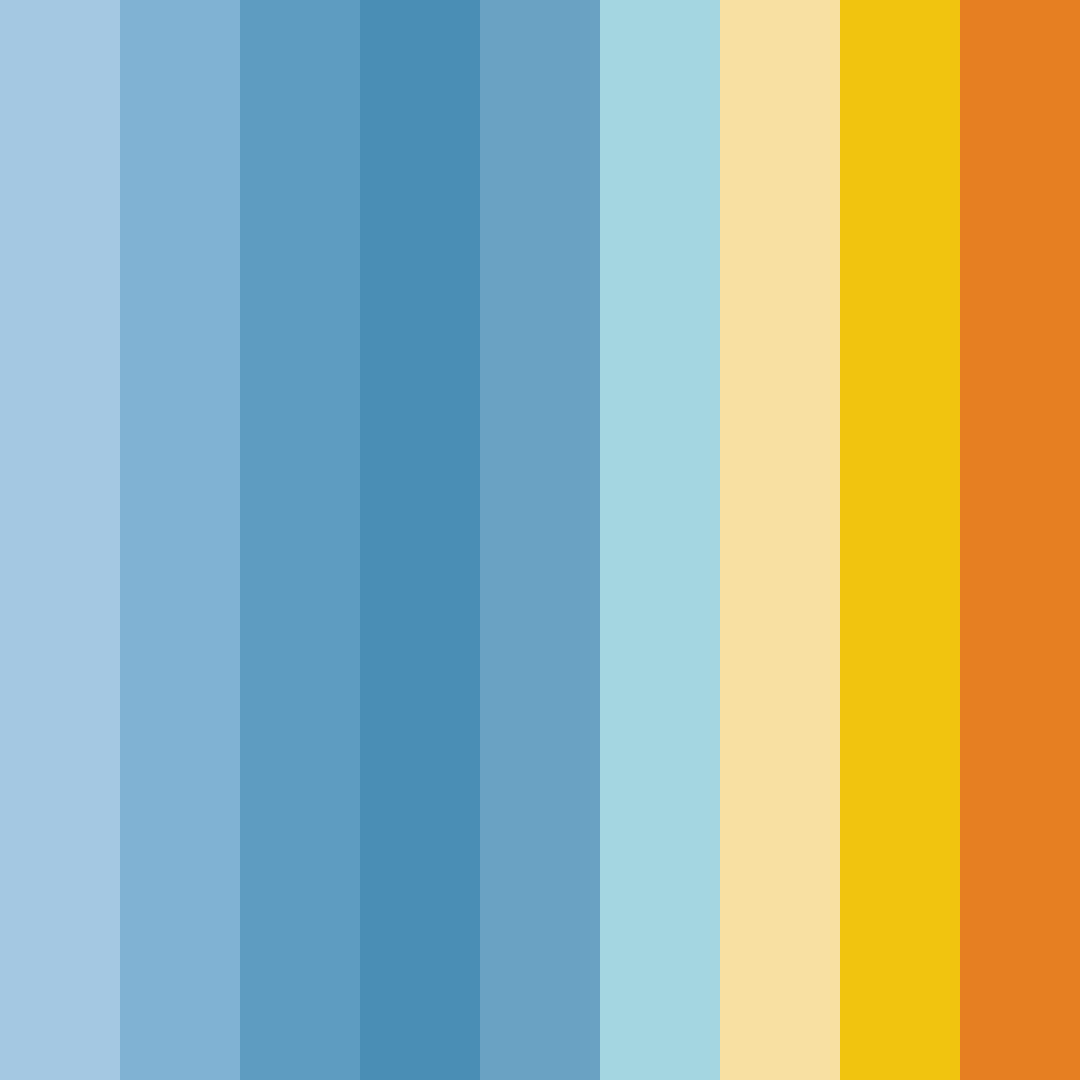 Download aurora dawn color palette PNG image (square)