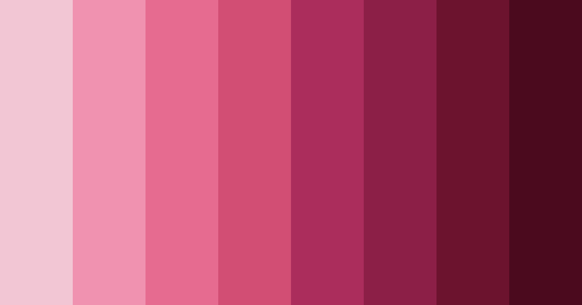 Download blush blossom color palette PNG image (landscape)