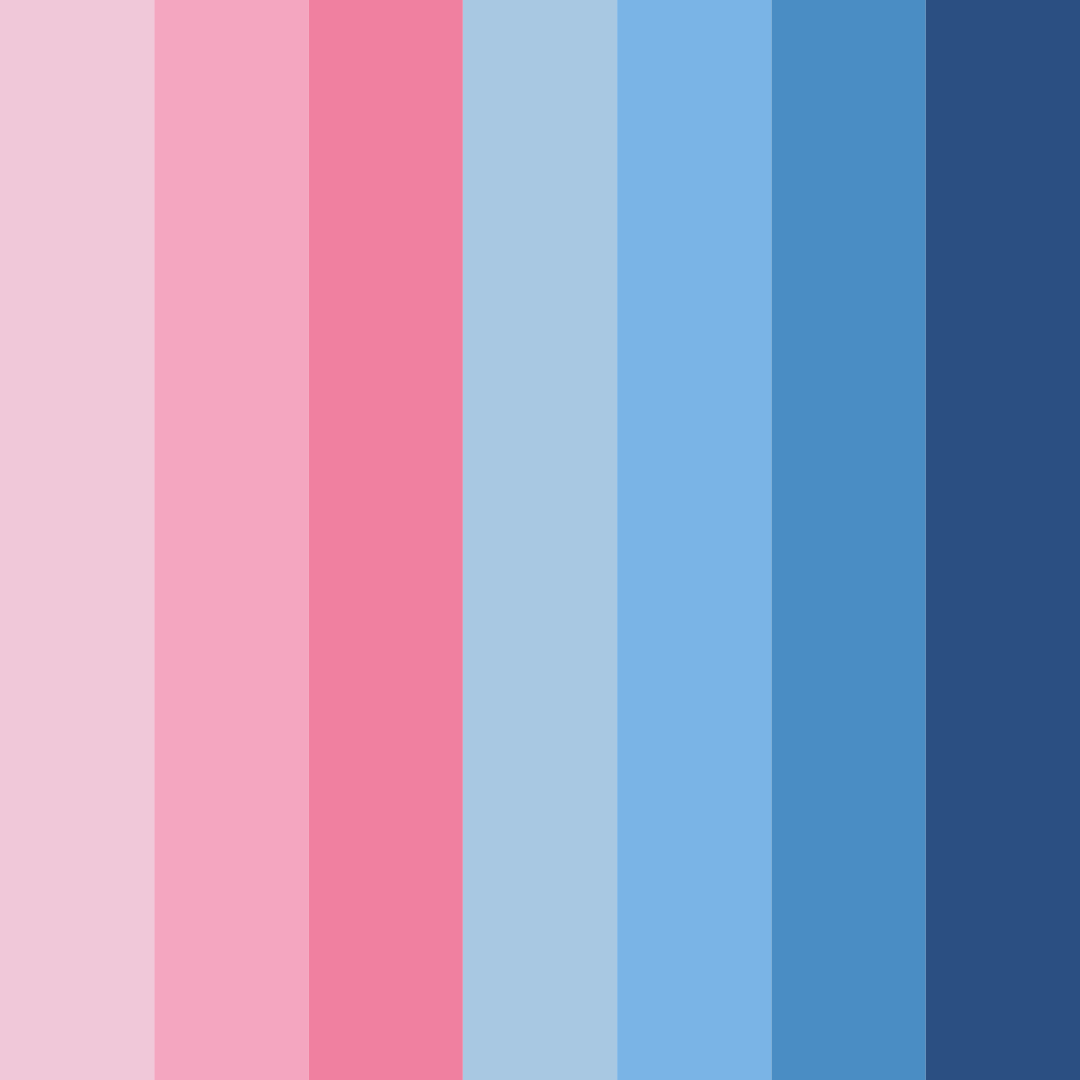 Download cotton candy dreams color palette PNG image (square)