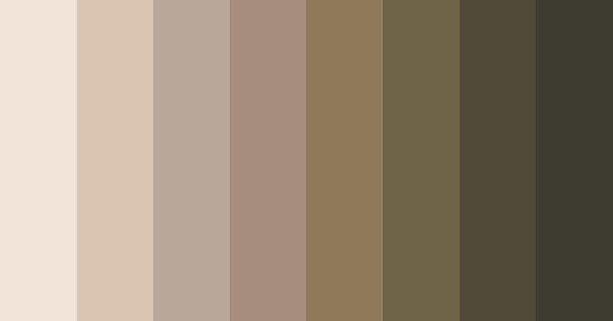 Download brown formal color palette PNG image (landscape)