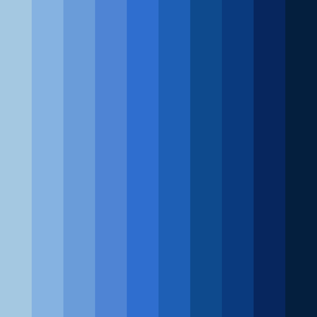 Download azure symphony color palette PNG image (square)