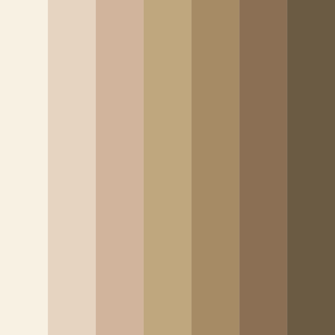 Download pearl beige elegance color palette PNG image (square)