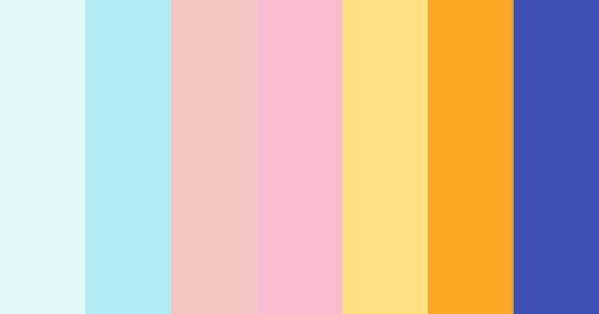 Download serene sunrise color palette PNG image (landscape)
