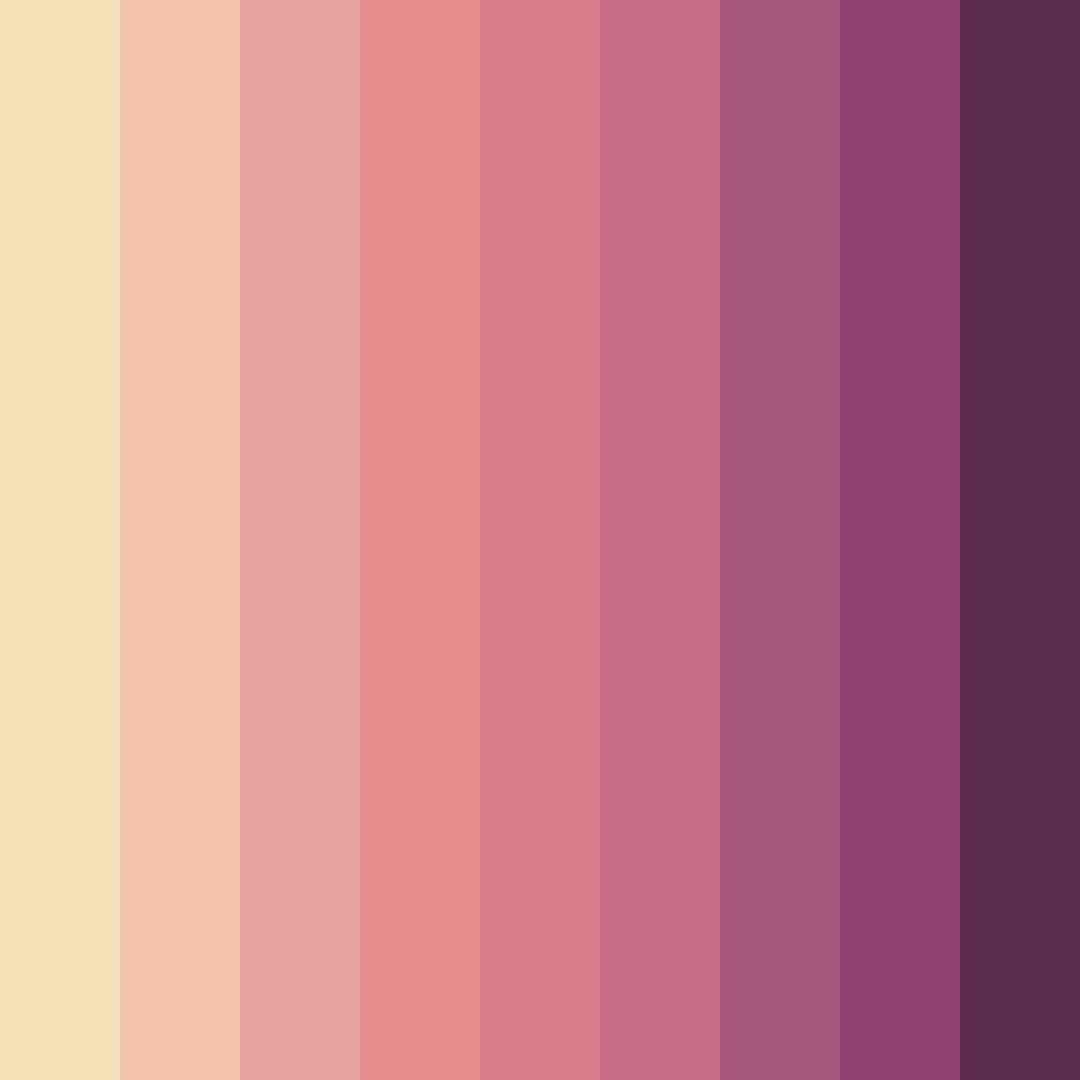 Download blossom & berry dreamscape color palette PNG image (square)