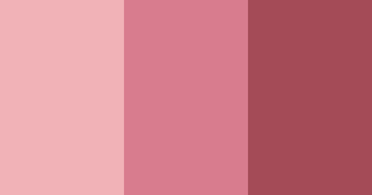 Download blushing rosewood color palette PNG image (landscape)