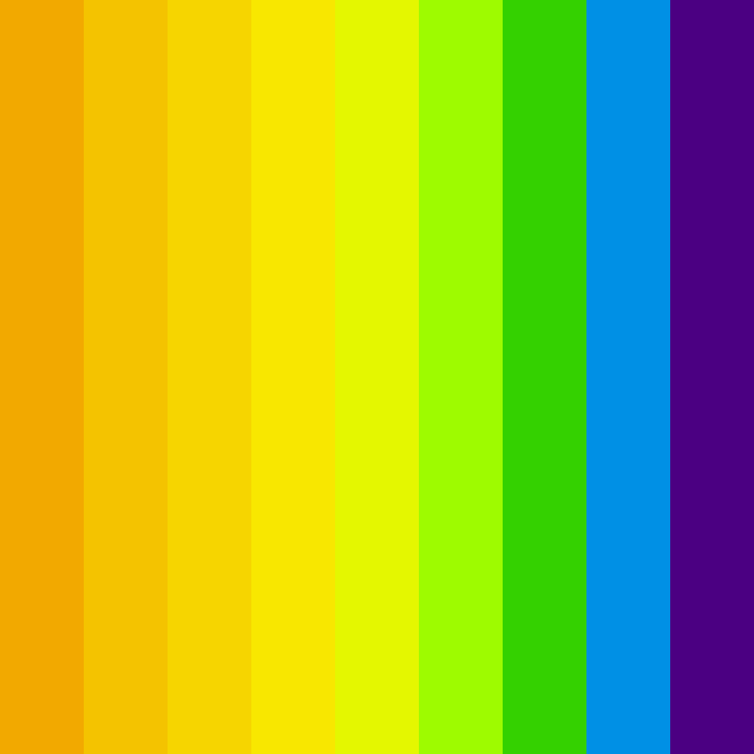 Download enchanted spectrum color palette PNG image (square)
