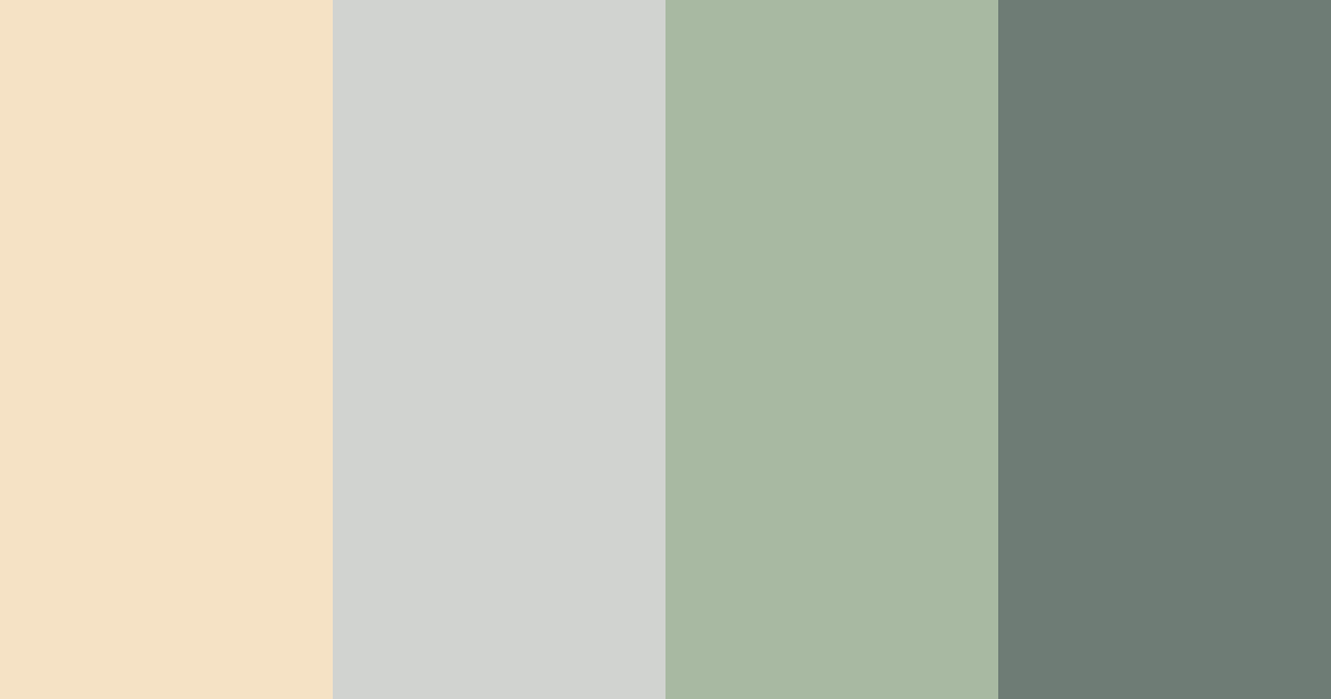 Download soft gray green color palette PNG image (landscape)