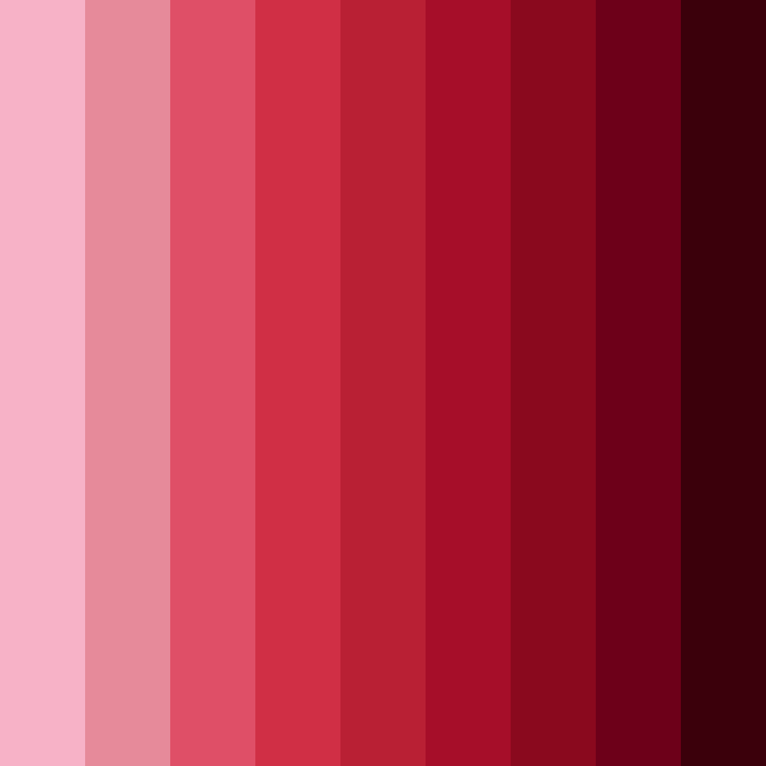 Download deep red color palette PNG image (square)