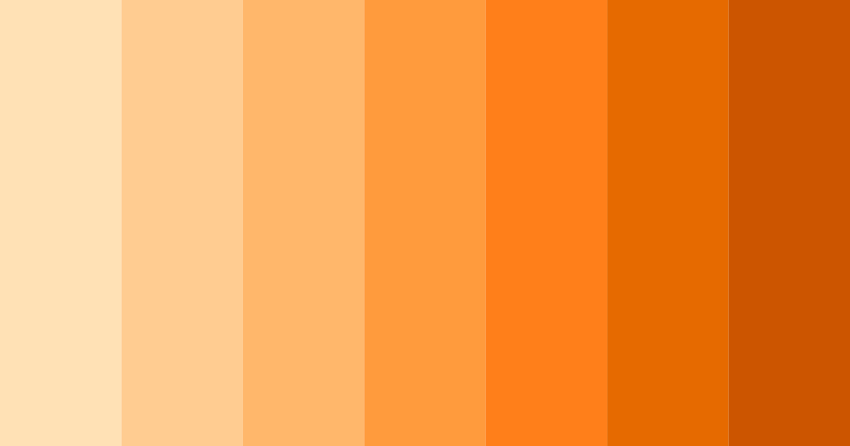 Download peachy sunset color palette PNG image (landscape)