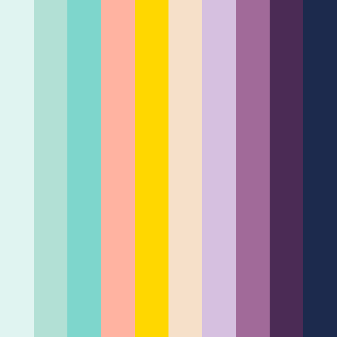Download seaside elegance color palette PNG image (square)