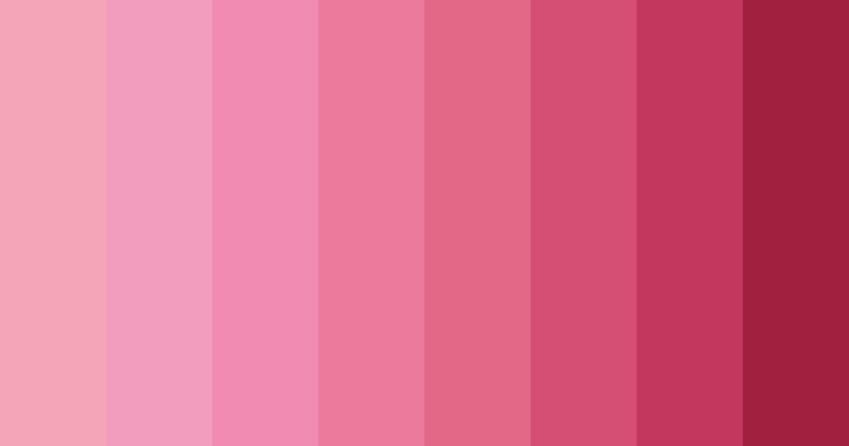 Download pink shades color palette PNG image (landscape)