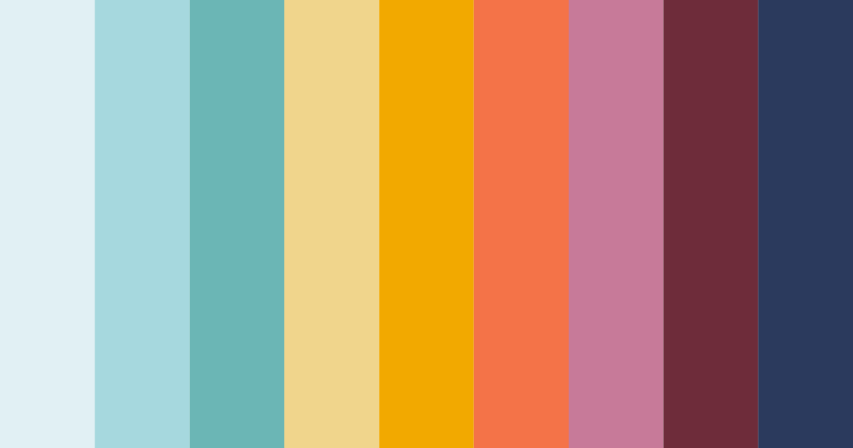 Download sapphire sunset color palette PNG image (landscape)