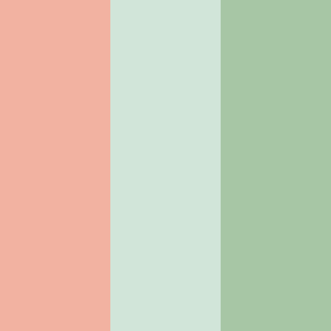 Download coral serenity color palette PNG image (square)