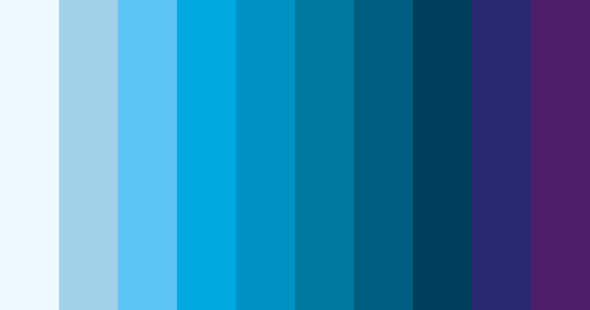 Download bright blue city color palette PNG image (landscape)