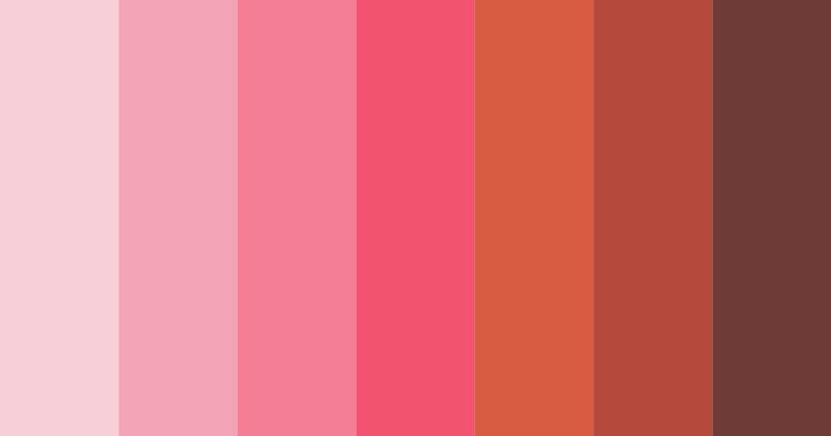 Download gloomy pink color palette PNG image (landscape)