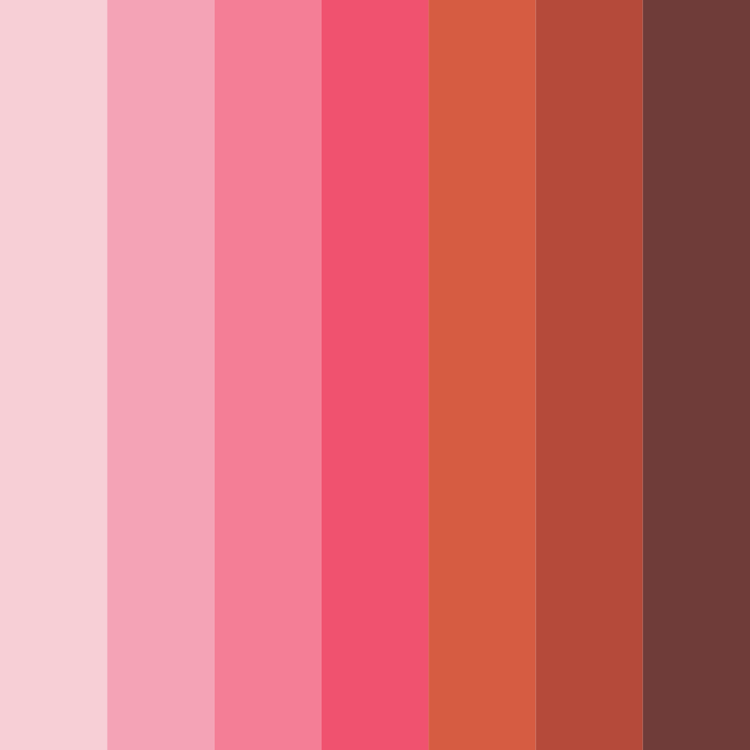 Download gloomy pink color palette PNG image (square)