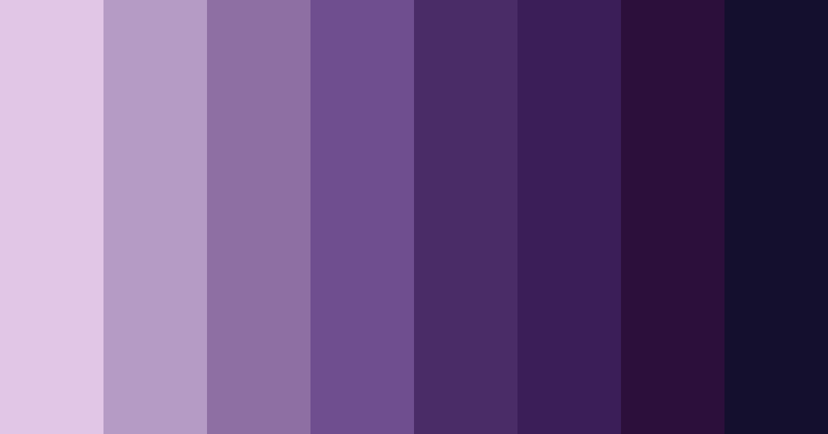 Download purple nightshade color palette PNG image (landscape)