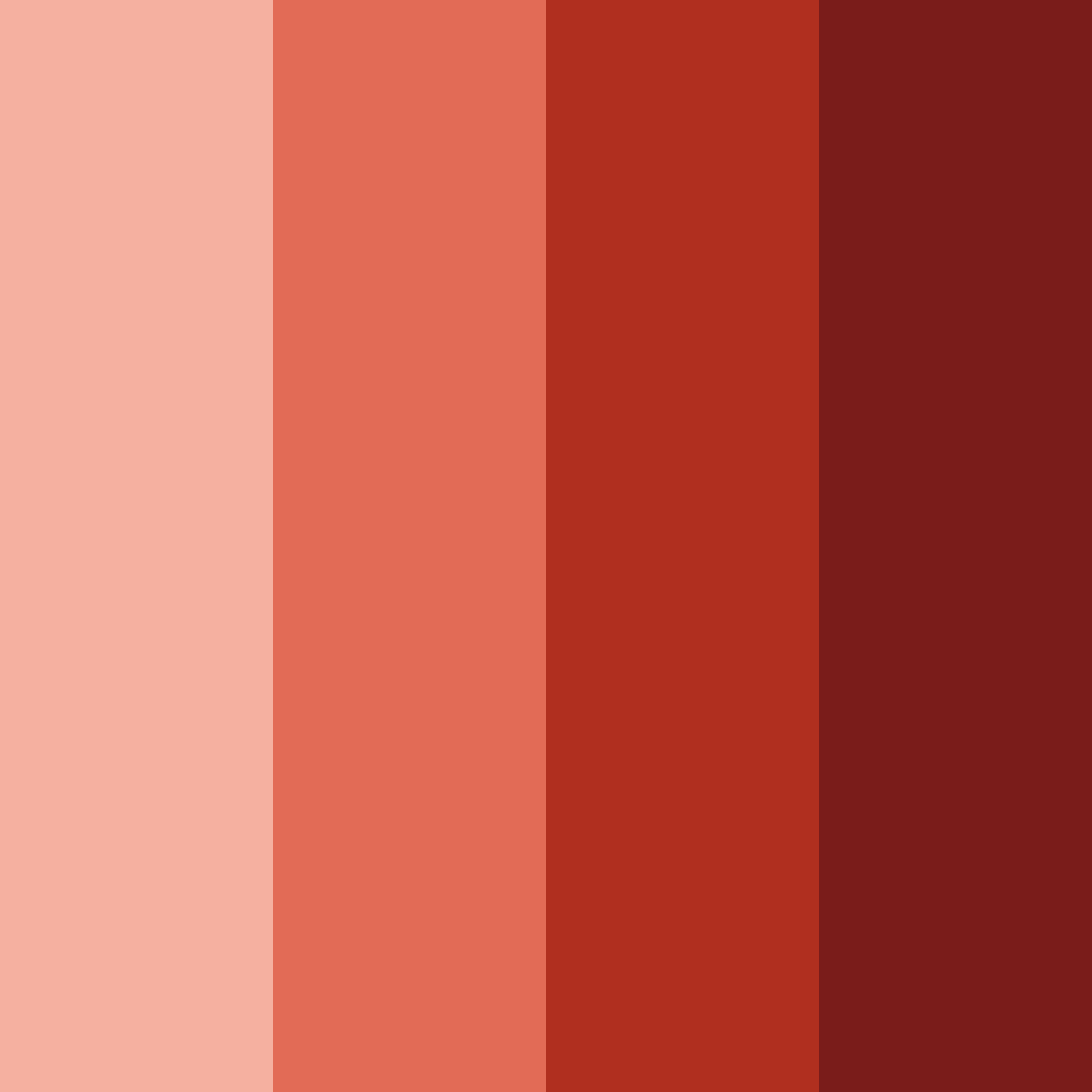 Download crimson ember glow color palette PNG image (square)