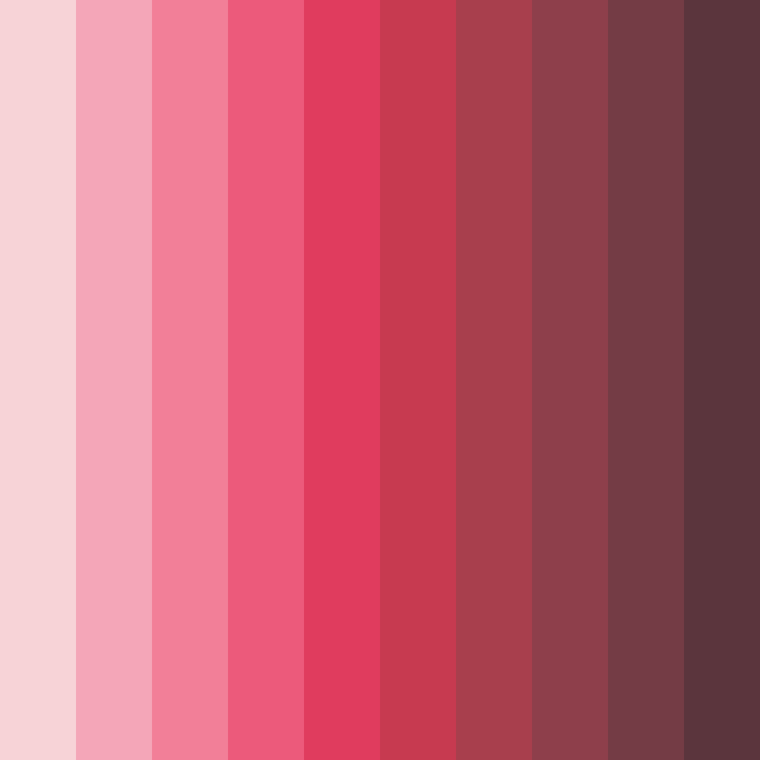 Download pink beachside color palette PNG image (square)