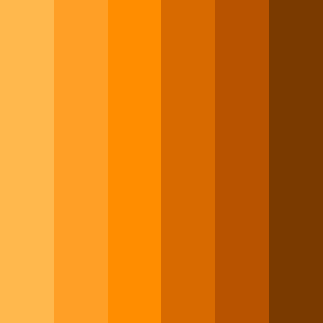 Download sunset harvest color palette PNG image (square)