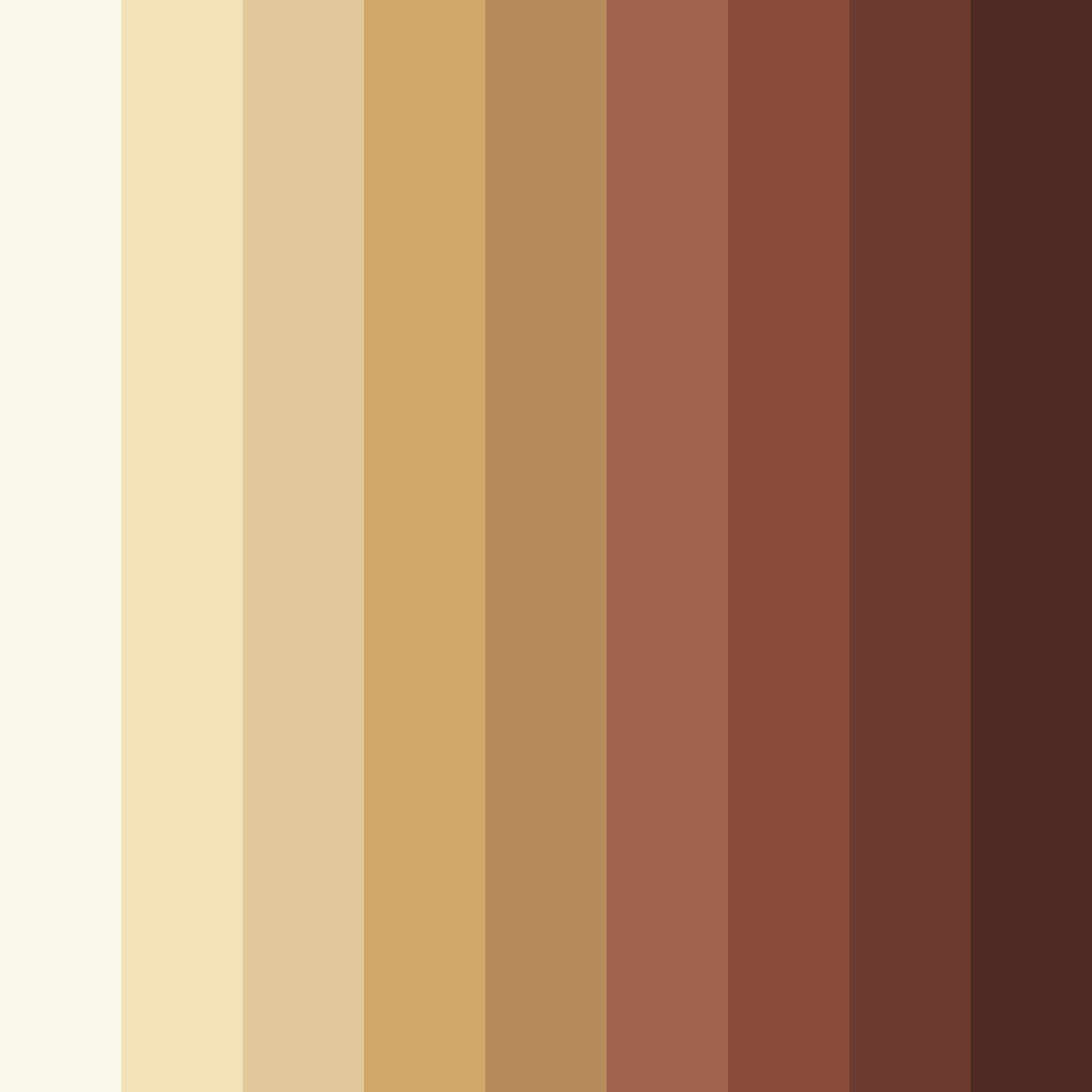 Download brown earth color palette PNG image (square)
