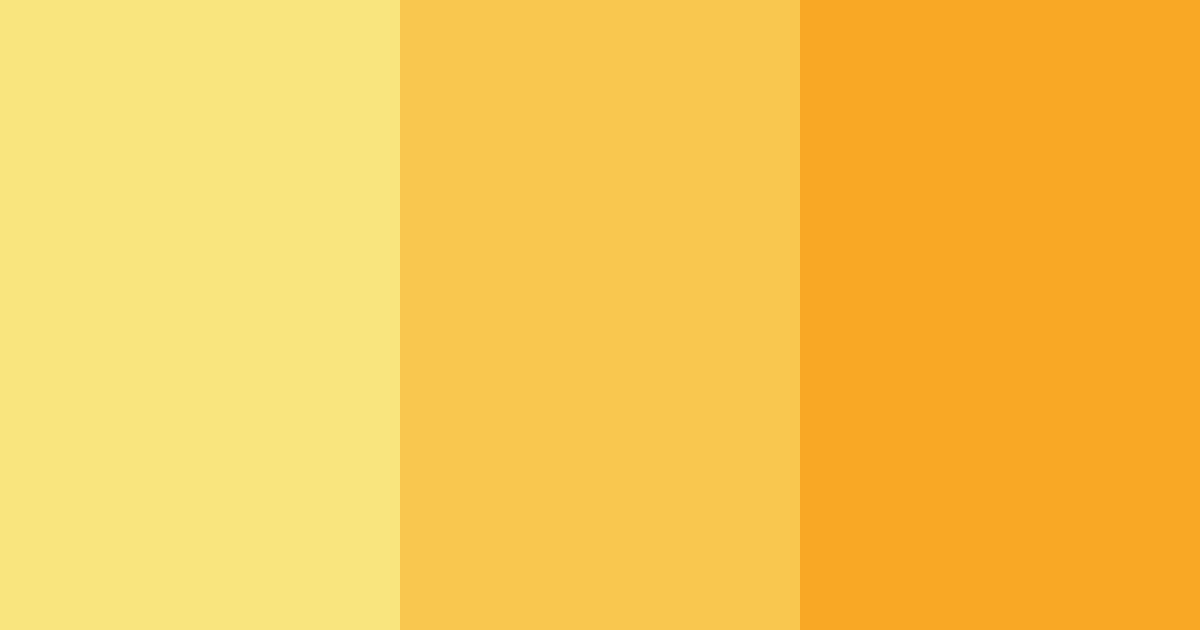 Download sunny yellow color palette PNG image (landscape)
