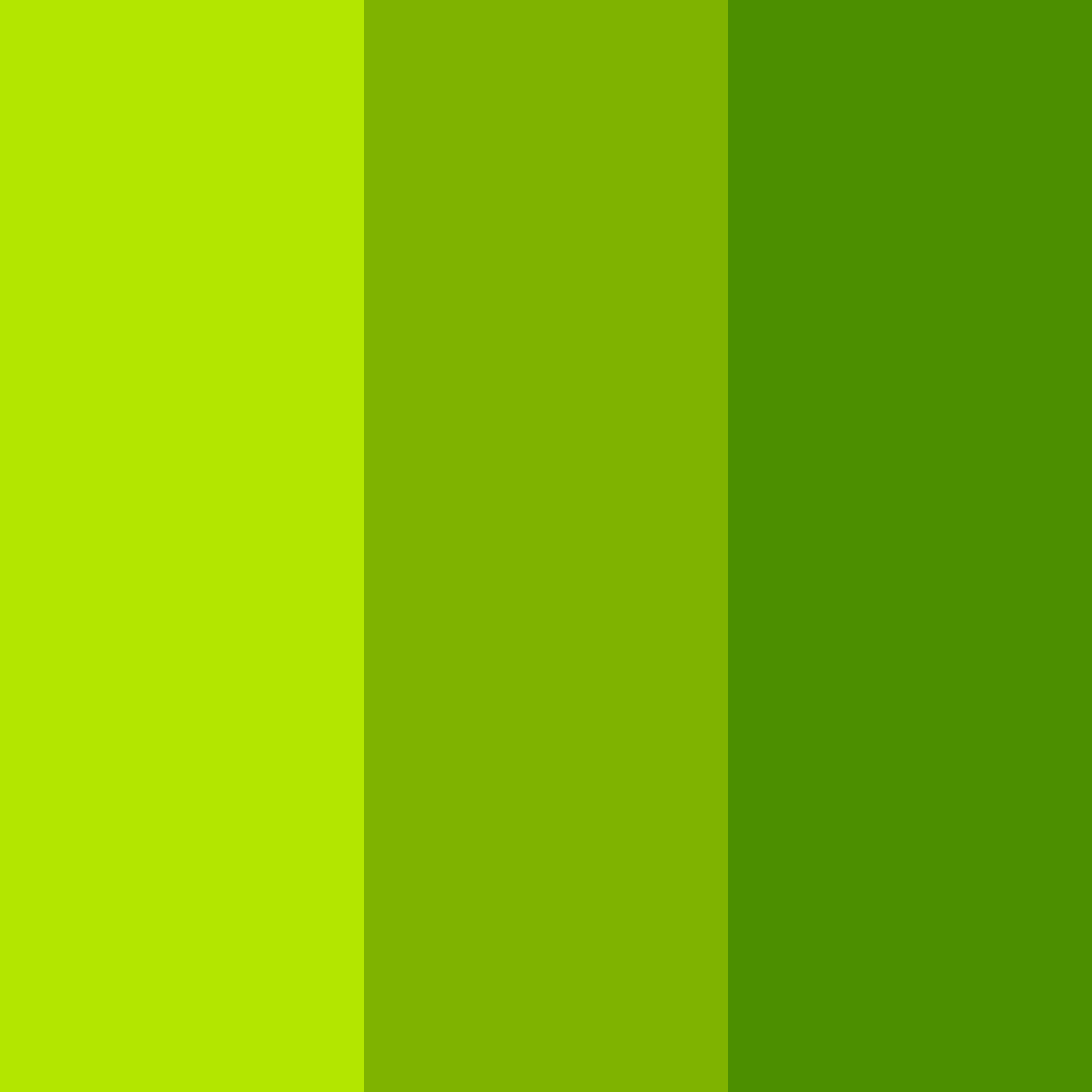 Download shades of green color palette PNG image (square)