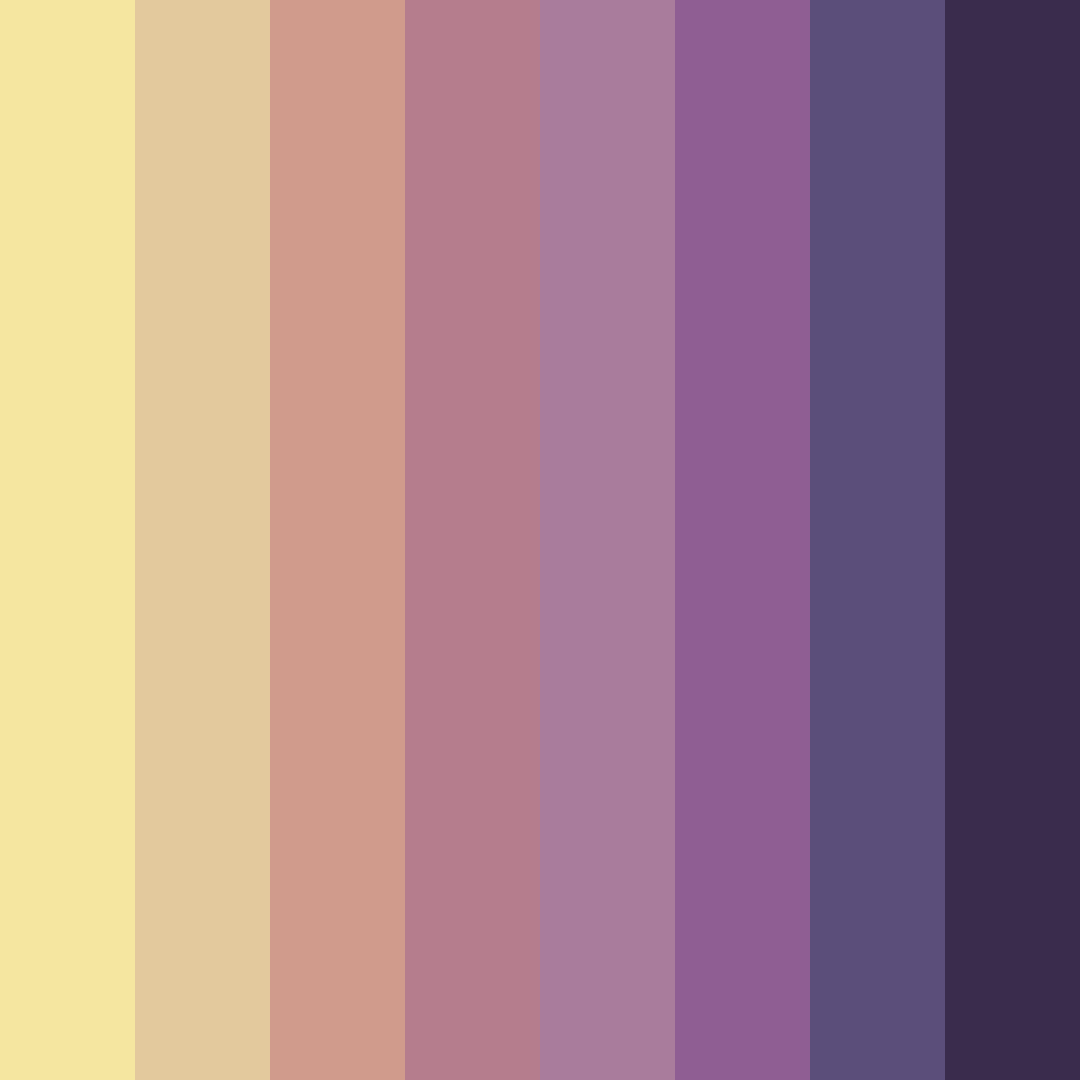 Download whispers of childhood color palette PNG image (square)