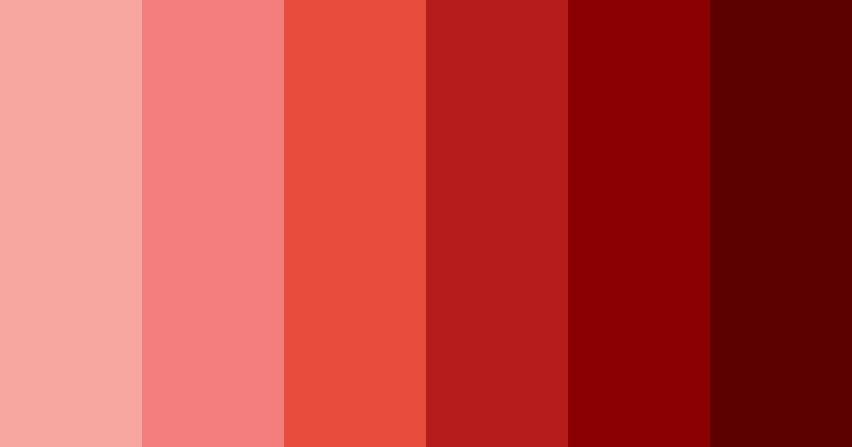 Download crimson embrace color palette PNG image (landscape)