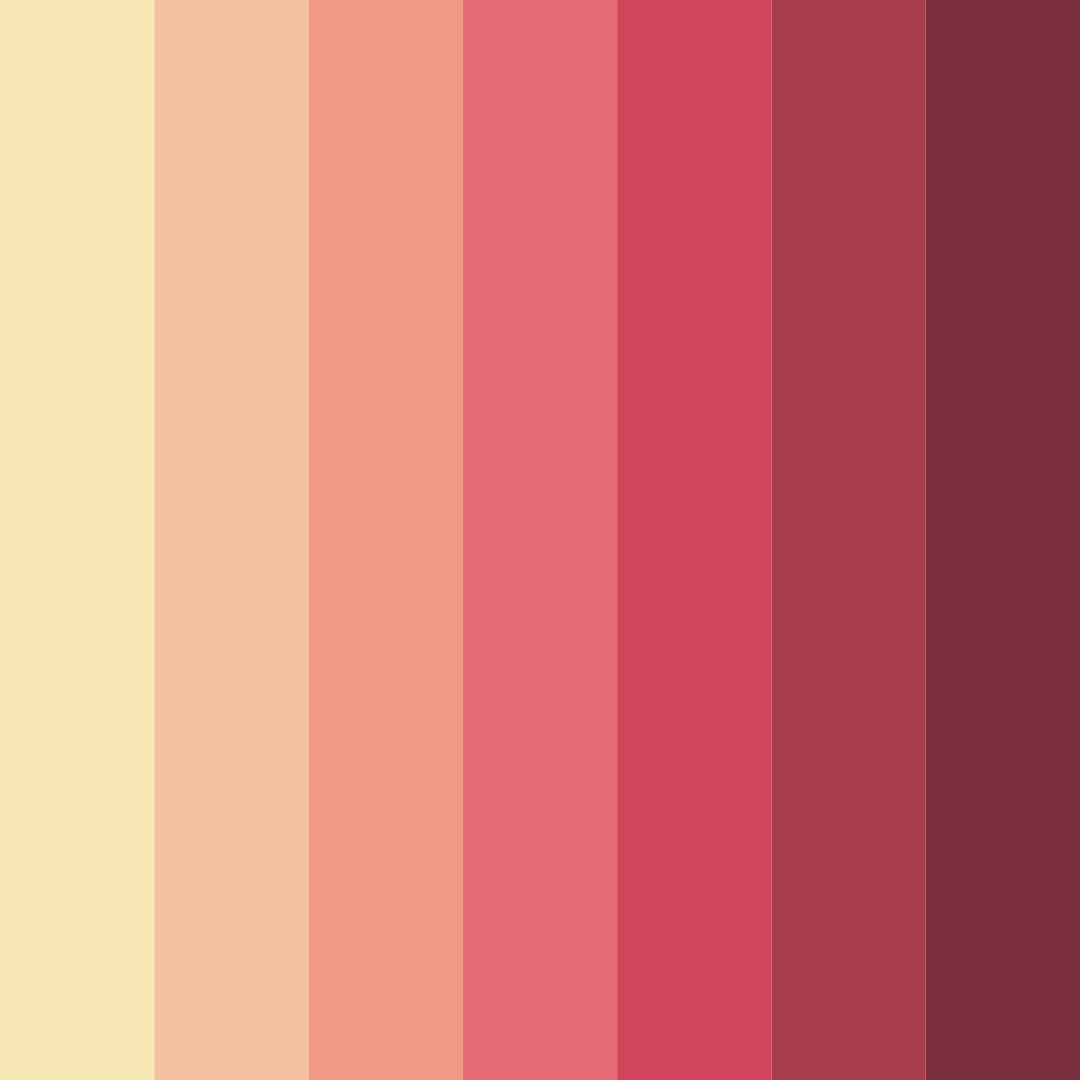 Download blossom ember color palette PNG image (square)