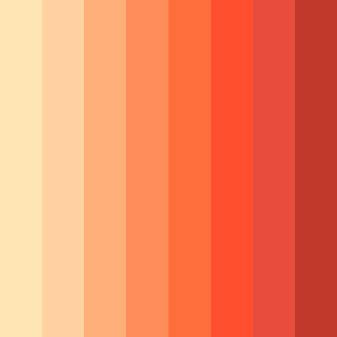 Download sunset serenade color palette PNG image (square)