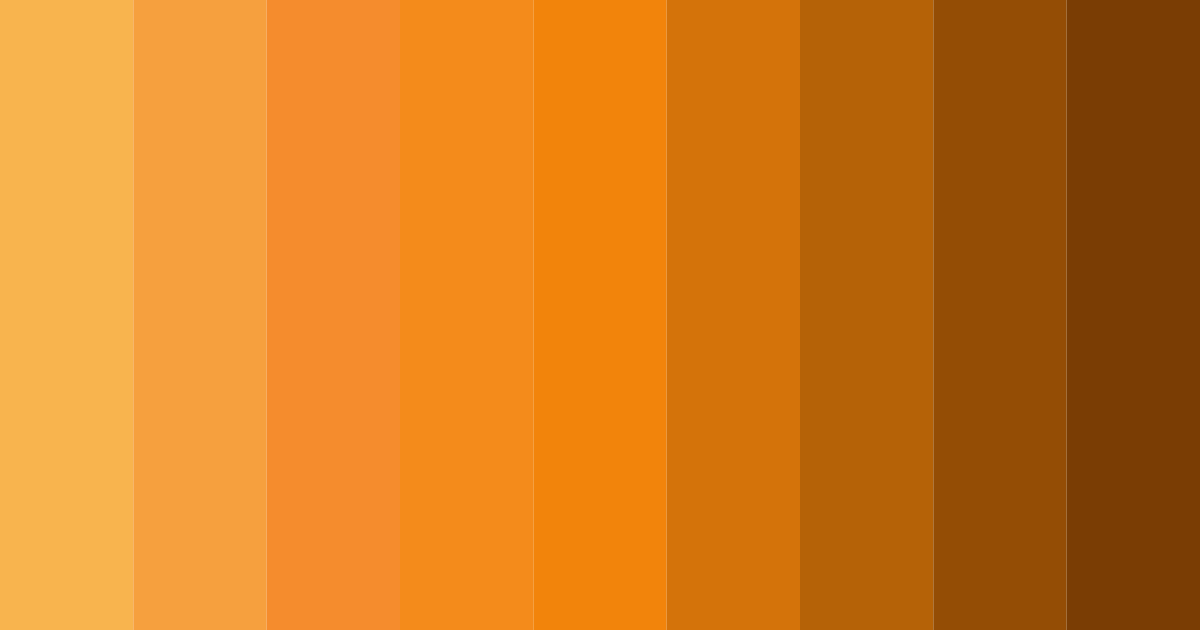 Download amber sunrise color palette PNG image (landscape)