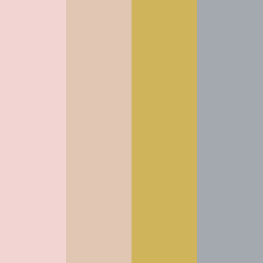 Download soft rose gold color palette PNG image (square)