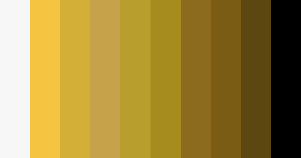 Download gold and black elegance color palette PNG image (landscape)