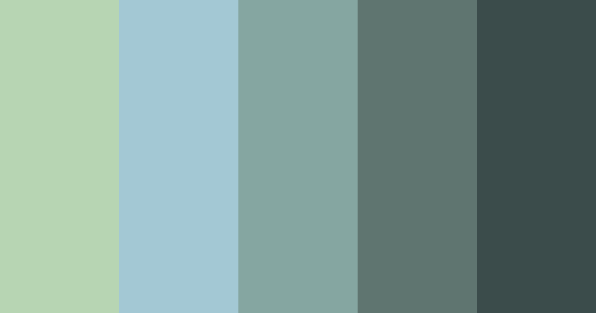 Download misty meadow serenity color palette PNG image (landscape)
