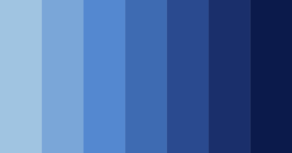 Download blue horizon color palette PNG image (landscape)
